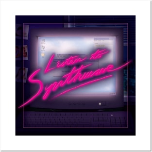 Listen to Synthwave - Late Nights Posters and Art